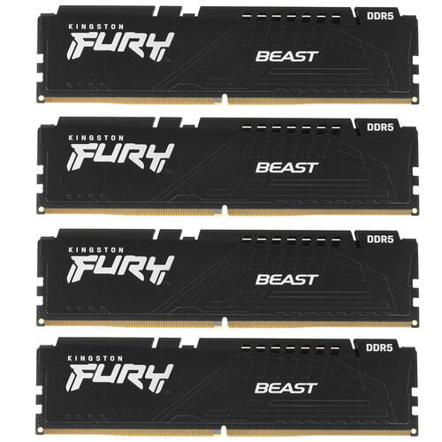 Купить Оперативная память Kingston FURY Beast Black [KF560C40BBK4-64] 64 ГБ  5436434. Характеристики, отзывы и цены в Донецке
