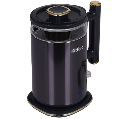 Купить Электрочайник Kitfort КТ-6692 черный  9285134. Характеристики, отзывы и цены в Донецке