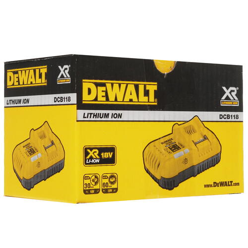 Купить Зарядное устройство DeWalt DCB118 XR FLEXVOLТ 18/54V  5300792. Характеристики, отзывы и цены в Донецке