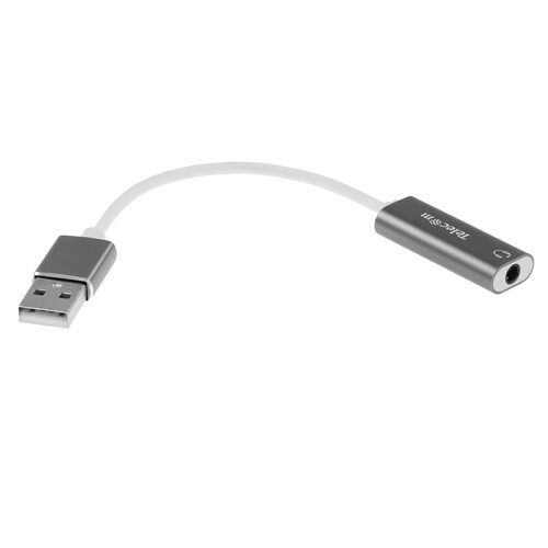 Купить Кабель   Telecom USB Type-A - jack 3.5 мм белый, серый  5602577. Характеристики, отзывы и цены в Донецке
