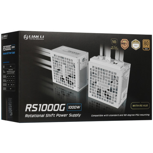 Купить Блок питания LIAN LI RS GOLD 1000 [G9P.RS1000G.WH00.RU] белый  5640662. Характеристики, отзывы и цены в Донецке