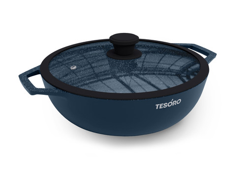 Купить Жаровня Tesoro Florence Induction total TF6540tbi синий  9165201. Характеристики, отзывы и цены в Донецке