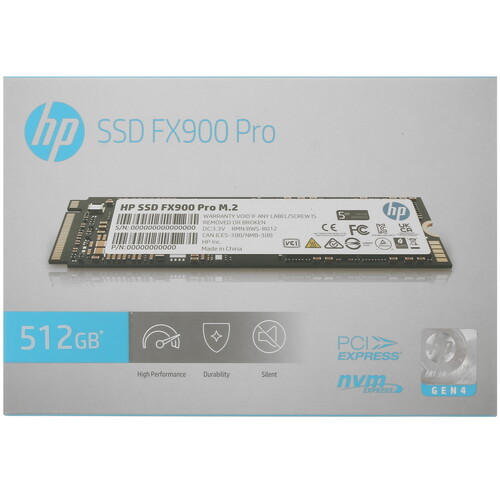 Купить 512 ГБ M.2 NVMe накопитель HP FX900 Pro  5408154. Характеристики, отзывы и цены в Донецке