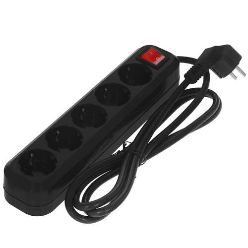Купить Сетевой фильтр 5bites SP5B-318 черный  5094142. Характеристики, отзывы и цены в Донецке