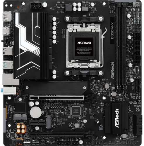 Купить Материнская плата ASRock B850M-X R2.0  5622728. Характеристики, отзывы и цены в Донецке