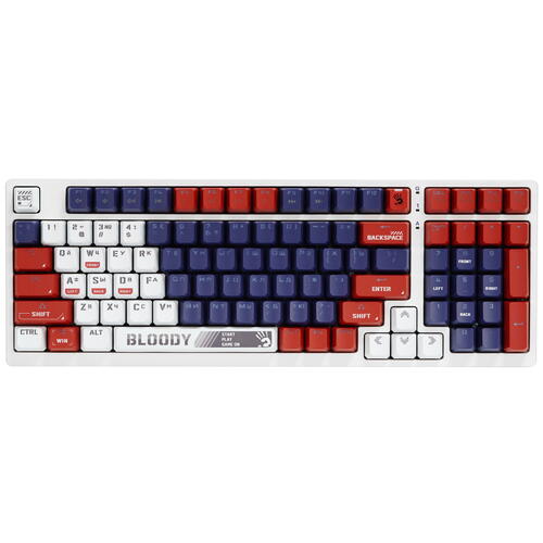 Купить Клавиатура проводная A4Tech Bloody S98 Sports [SPORTS NAVY]  5417383. Характеристики, отзывы и цены в Донецке