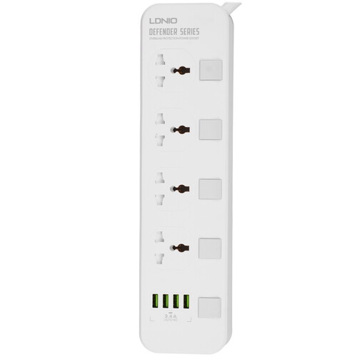 Купить Сетевой фильтр Perfeo LD_B4610 LDNIO SC4408 белый  9172522. Характеристики, отзывы и цены в Донецке