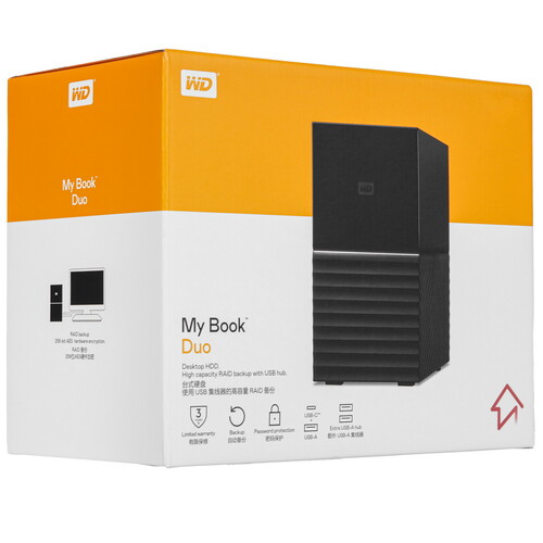 Купить 28 ТБ Внешний HDD WD My Book Duo  5602270. Характеристики, отзывы и цены в Донецке