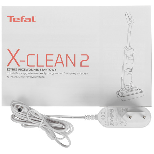 Купить Вертикальный пылесос моющий Tefal X-Clean 2 GF2251F3  черный  9316014. Характеристики, отзывы и цены в Донецке