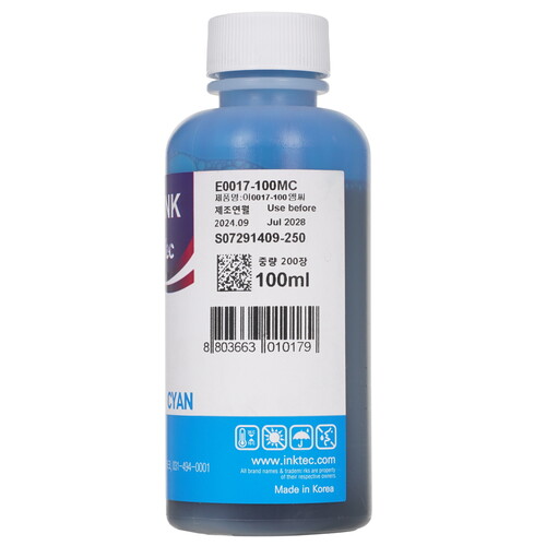 Купить Чернила водорастворимые InkTec E0017 голубой  9307240. Характеристики, отзывы и цены в Донецке