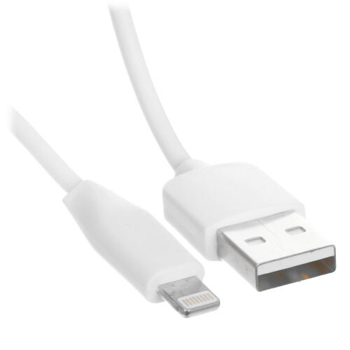 Купить Кабель круглый Hoco Lightning 8-pin - USB 2.0 Type-A белый 1 м  5452391. Характеристики, отзывы и цены в Донецке