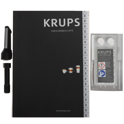 Купить Кофемашина автоматическая Krups Arabica EA819N10 черный  8141996. Характеристики, отзывы и цены в Донецке