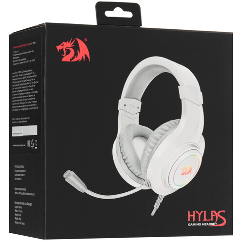 Купить Проводные наушники Redragon Hylas H260 белый 2021  5610054. Характеристики, отзывы и цены в Донецке