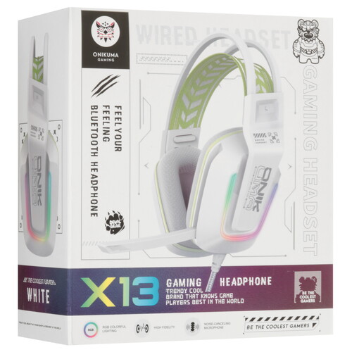 Купить Проводные наушники Onikuma X13 белый 2025  5618868. Характеристики, отзывы и цены в Донецке