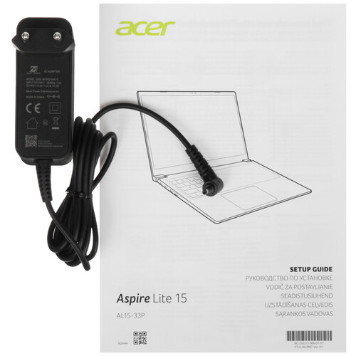 Купить 15.6" Ноутбук Acer Aspire Lite 15 AL15-33P-C7F2 серебристый  5612114. Характеристики, отзывы и цены в Донецке