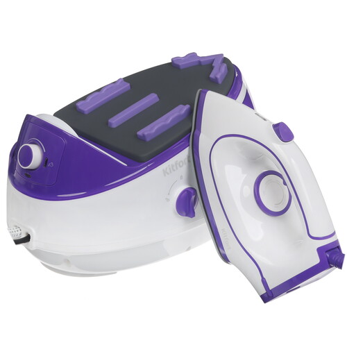 Купить Парогенератор Kitfort КТ-9120-1 фиолетовый  9038370. Характеристики, отзывы и цены в Донецке