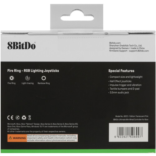 Купить Геймпад проводной 8BitDo Ultimate Mini розовый  5608694. Характеристики, отзывы и цены в Донецке
