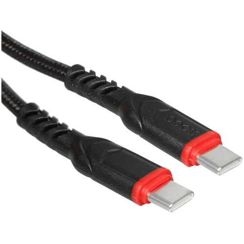 Купить Кабель круглый Hoco USB Type-C - USB Type-C черный 3 м  5635405. Характеристики, отзывы и цены в Донецке