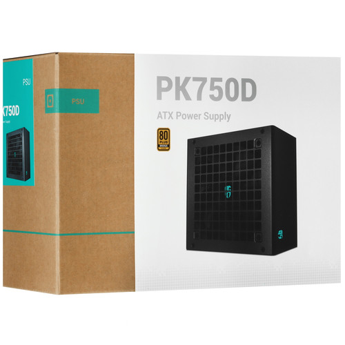 Купить Блок питания DEEPCOOL GamerStorm PK750D [R-PK750D-FA0B-WGEU] черный  5620652. Характеристики, отзывы и цены в Донецке