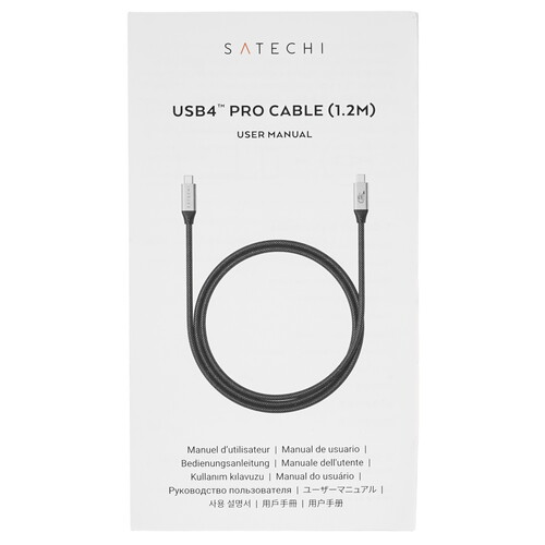 Купить Кабель круглый Satechi USB Type-C - USB Type-C серый 1.2 м  9073182. Характеристики, отзывы и цены в Донецке