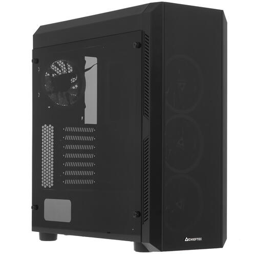 Купить Корпус Chieftec SCORPION II [GL-02B-OP] черный  1369917. Характеристики, отзывы и цены в Донецке