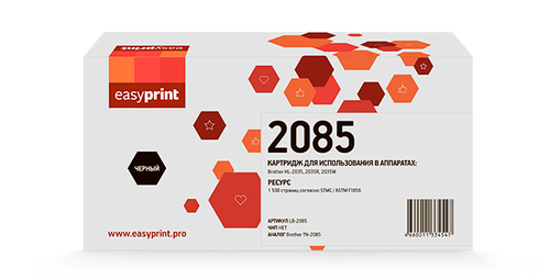 Купить Картридж лазерный EasyPrint LB-2085 черный  9103866. Характеристики, отзывы и цены в Донецке