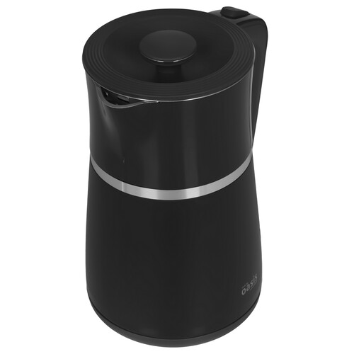 Купить Электрочайник Oasis K-4SPB черный  9135266. Характеристики, отзывы и цены в Донецке