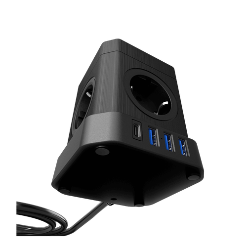 Купить Сетевой фильтр AGNI TP-VE4U5E-C-W черный  9289300. Характеристики, отзывы и цены в Донецке