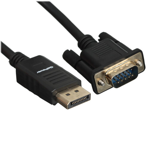 Купить Кабель однонаправленный GoPower DisplayPort - VGA, 1.8 м  5479635. Характеристики, отзывы и цены в Донецке