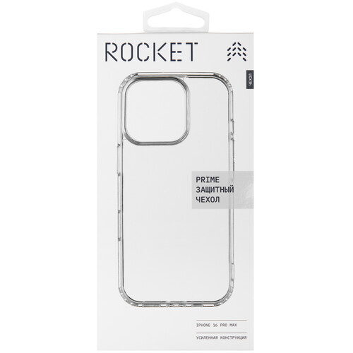 Купить Накладка  Rocket Prime для Apple iPhone 16 Pro Max прозрачный  5474322. Характеристики, отзывы и цены в Донецке
