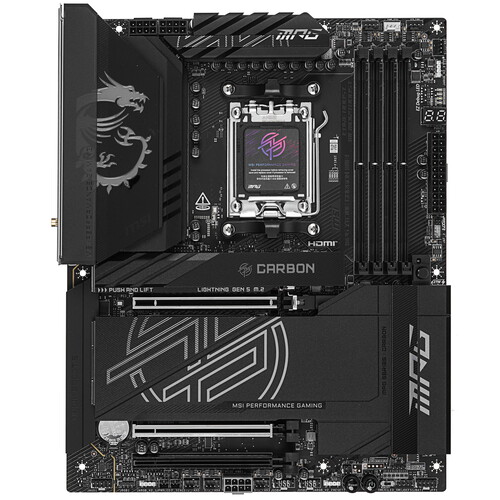 Купить Материнская плата MSI MPG X870E CARBON WIFI  5493539. Характеристики, отзывы и цены в Донецке