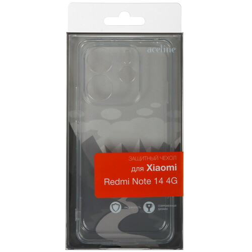 Купить Накладка  Aceline Silicone для Xiaomi Redmi Note 14 прозрачный  9206313. Характеристики, отзывы и цены в Донецке