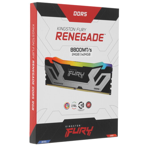 Купить Оперативная память Kingston FURY Renegade Silver RGB  5629301. Характеристики, отзывы и цены в Донецке