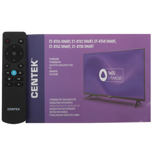 Купить 24" (61 см) Телевизор Centek CT-8724 Smart черный  9138250. Характеристики, отзывы и цены в Донецке