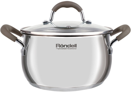 Купить Кастрюля Rondell Konzept RDS-1229 3.3 л 20 см серебристый  9309604. Характеристики, отзывы и цены в Донецке
