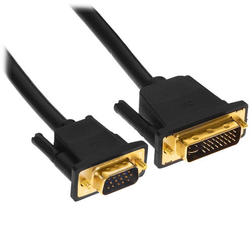 Купить Кабель однонаправленный Vention DVI-I - VGA, 3 м  5073082. Характеристики, отзывы и цены в Донецке