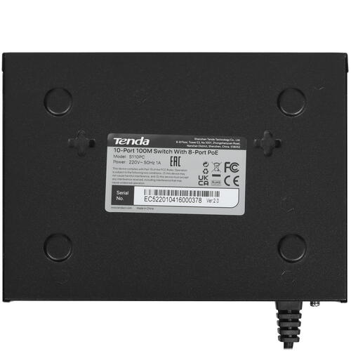 Купить Коммутатор Tenda S110PC  9114620. Характеристики, отзывы и цены в Донецке