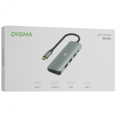 Купить Док-станция Digma DS-501  5487489. Характеристики, отзывы и цены в Донецке