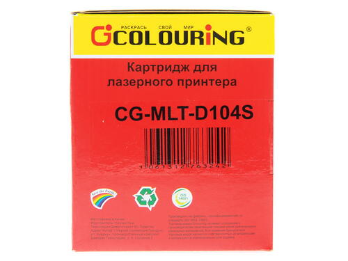 Купить Картридж лазерный Colouring CG-MLT-D104S черный, с чипом  0157093. Характеристики, отзывы и цены в Донецке