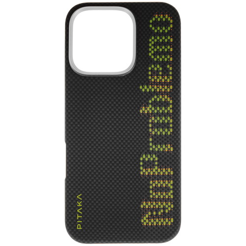 Купить Накладка  Pitaka Aries Tactile Woven Case для Apple iPhone 16 Pro черный/серый  5629240. Характеристики, отзывы и цены в Донецке