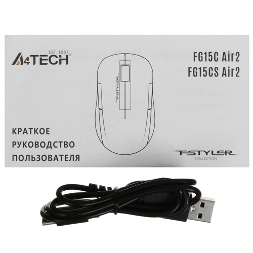 Купить Мышь беспроводная A4Tech Fstyler FG15C Air2  5605425. Характеристики, отзывы и цены в Донецке