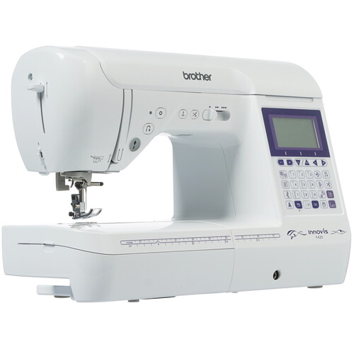 Купить Швейная машина Brother Innov-is F420 [компьютерная, челнок: горизонтальный, швейных операций: 140,петля: автомат 10 видов]  1203541. Характеристики, отзывы и цены в Донецке