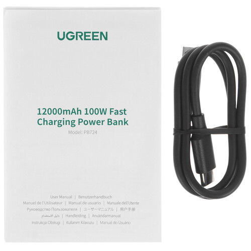 Купить Портативный аккумулятор Ugreen PB724 серый  5494205. Характеристики, отзывы и цены в Донецке