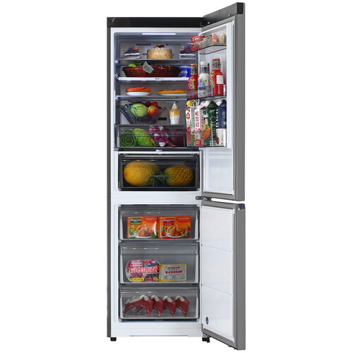 Купить Холодильник с морозильником   Hisense RB3K330SAC1 серебристый  9199741. Характеристики, отзывы и цены в Донецке