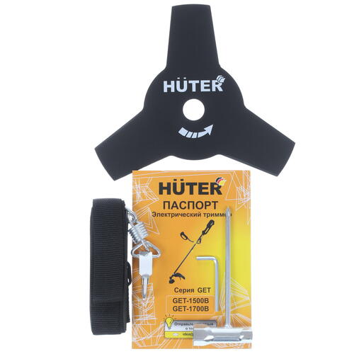 Купить Триммер электрический Huter GET-1500B  8141916. Характеристики, отзывы и цены в Донецке