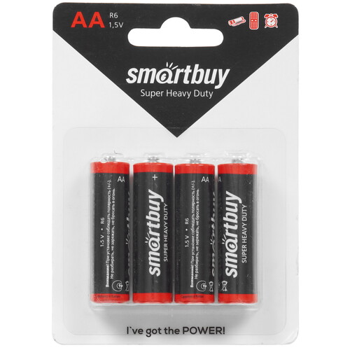 Купить Батарейка Smartbuy Super Heavy Duty R6  9189226. Характеристики, отзывы и цены в Донецке