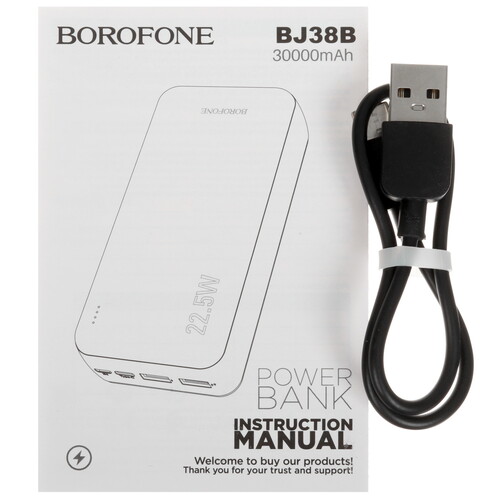 Купить Портативный аккумулятор Borofone BJ38B черный  5475255. Характеристики, отзывы и цены в Донецке