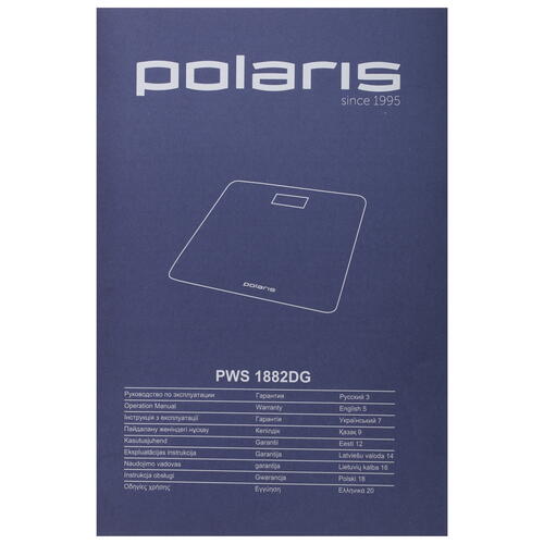 Купить Весы Polaris PWS 1882DG разноцветный  5369861. Характеристики, отзывы и цены в Донецке