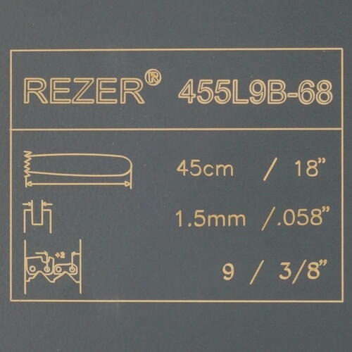 Купить Шина для цепной пилы Rezer 455 L 9 B  1075883. Характеристики, отзывы и цены в Донецке
