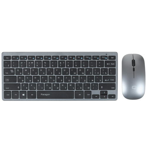 Купить Клавиатура+мышь беспроводная   QUMO Paragon K15/M21 серый  1279164. Характеристики, отзывы и цены в Донецке